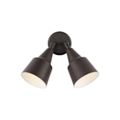 Generation Lighting Flood Light 2 Light 13" Tall Outdoor Wall Sconce Antique Bronze