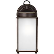 Generation Lighting New Castle 10" Tall LED Outdoor Wall Sconce Antique Bronze