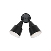 Generation Lighting 2 Light 13" Tall Outdoor Wall Sconce Black