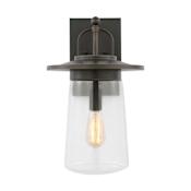 Generation Lighting Tybee 19" Tall Wall Sconce with Clear Glass Shade Antique Bronze