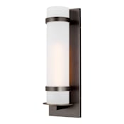 Generation Lighting Alban 25" Tall Outdoor Wall Sconce - Cylindrical Antique Bronze