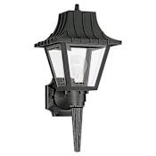 Generation Lighting 18" Tall Outdoor Wall Sconce Black