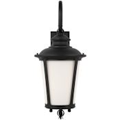 Generation Lighting Cape May 26" Tall LED Outdoor Wall Sconce Black