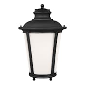 Generation Lighting Cape May 20" Tall Outdoor Wall Sconce Black