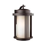 Generation Lighting Crowell 20" Tall LED Outdoor Wall Sconce - Dark Sky Compliant Antique Bronze