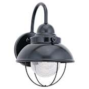 Generation Lighting Sebring 11" Tall Outdoor Wall Sconce Black