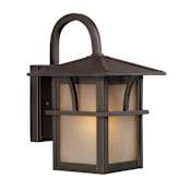 Generation Lighting Medford Lakes 11" Tall Outdoor Wall Sconce Statuary Bronze