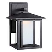 Generation Lighting Hunnington 11" Tall LED Outdoor Wall Sconce Black