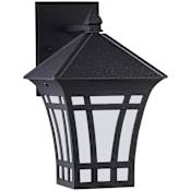 Generation Lighting Herrington 12" Tall Outdoor Wall Sconce Black