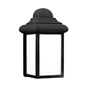Generation Lighting Mullberry Hill 9" Tall Outdoor Wall Sconce Black