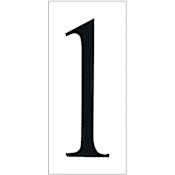 Generation Lighting Address Light Number Tile - 1 White Plastic
