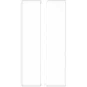 Generation Lighting Address Light Number Tile - (Two) Blank 1/2 Tiles White Plastic