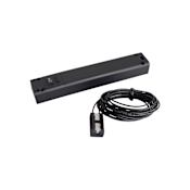 Generation Lighting 8" Wide 75 Watt 24 Volt Zero Load Hardwire Electronic Transformer Black