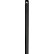 Generation Lighting Coastal Threaded Downrods 48" Ceiling Fan Downrod for 13' Ceilings Midnight Black