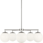 Generation Lighting Nube 5 Light 26" Wide Globe Chandelier Brushed Nickel
