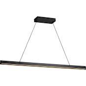 Generation Lighting Aro 48" Wide Linear Chandelier Midnight Black