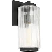 Generation Lighting Ronde 14" Tall Outdoor Wall Sconce Textured Black