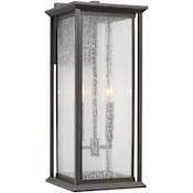 Generation Lighting Audley 2 Light 20" Tall Outdoor Wall Sconce Antique Bronze
