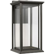 Generation Lighting Audley 15" Tall LED Outdoor Wall Sconce Antique Bronze