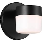 Generation Lighting Kinwood 5" Tall Outdoor Wall Sconce Textured Black
