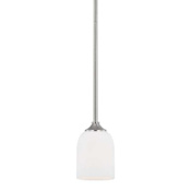 Generation Lighting Emile 4" Wide Mini Pendant Brushed Steel