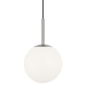 Generation Lighting Nube 9" Wide Mini Pendant Brushed Nickel