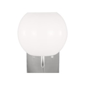 Generation Lighting Rory 10" Tall Bathroom Sconce Brushed Steel