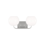 Generation Lighting Rory 2 Light 18" Wide Vanity Light Brushed Steel