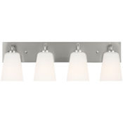 Generation Lighting Miles 4 Light 25" Wide Vanity Light Brushed Nickel