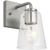 Generation Lighting Miles 8" Tall Bathroom Sconce Brushed Nickel