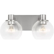 Generation Lighting Rito 2 Light 15" Wide Vanity Light Brushed Nickel