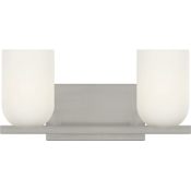 Generation Lighting Neblina 2 Light 14" Wide Vanity Light Brushed Nickel