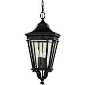 Generation Lighting Cotswold Lane 3 Light 10" Wide Taper Candle Mini Pendant Black