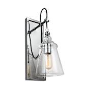 Generation Lighting Loras 17" Tall Bathroom Sconce Chrome