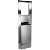 Georgia Pacific enMotion 9.6 Gallon Recessed Trash Receptacle Unit Stainless Steel