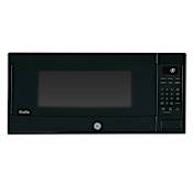 GE Profile 24 Inch Wide 1.1 Cu. Ft. 800 Watt Built In, Countertop Microwave with LED Display and Child Lock Black