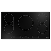 GE Profile 36 Inch Wide 5 Burner Induction Cooktop Black