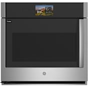 GE Profile Profile 30 Inch Wide 5 Cu. Ft. Single Electric Oven with Left Hand Side Swing Doors Stainless Steel