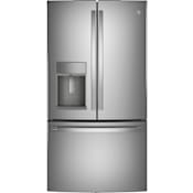 GE Profile 36 Inch Wide 22.2 Cu. Ft. Counter Depth French Door Refrigerator with Hands-Free Autofill and TwinChill Evaporators Stainless Steel