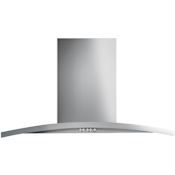 GE Profile 420 CFM 30 Inch Wide Wall Mounted Range Hood with Dishwasher-Safe Filter and LED Lighting Stainless Steel