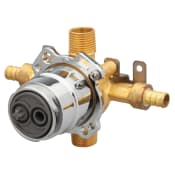 Gerber Treysta Tub and Shower Valve - F1807 Crimp Pex Horizontal Inputs with Stops N/A