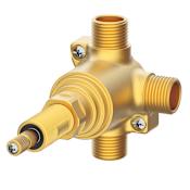 Gerber Single Handle 1/2" 3-Port/2-Outlet Diverter Valve with 4 Functions N/A