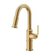 Gerber Kinzie 1.75 GPM Single Hole Pull Down Bar Faucet Brushed Bronze