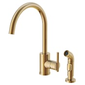 Gerber Parma 1.75 GPM Kitchen Faucet - Includes Metal Side Spray Brushed Bronze
