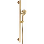 Gerber Versa 1.75 GPM Multi Function Hand Shower Package with Dual Valve Technology - Includes Slide Bar and Hose Brushed Bronze