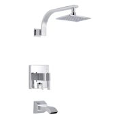Gerber Sirius Tub and Shower Trim Package with 1.75 GPM Single Function Shower Head Chrome