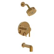 Gerber Parma Tub and Shower Trim Package with 1.75 GPM Multi Function Shower Head Brushed Bronze
