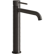 Gessi Gessi 316 1.2 GPM Single Hole Tall Bathroom Faucet with Extended Spout from the Trame Series Black Metal Brushed PVD