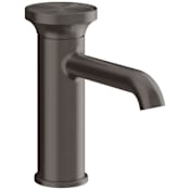 Gessi Origini 1.2 GPM Single Hole Bathroom Faucet Black Metal Brushed PVD