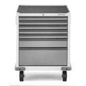 Gladiator Premier 28 Inch Wide Pre-Assembled 7 Drawer Modular Tool Storage Cabinet Gray Slate